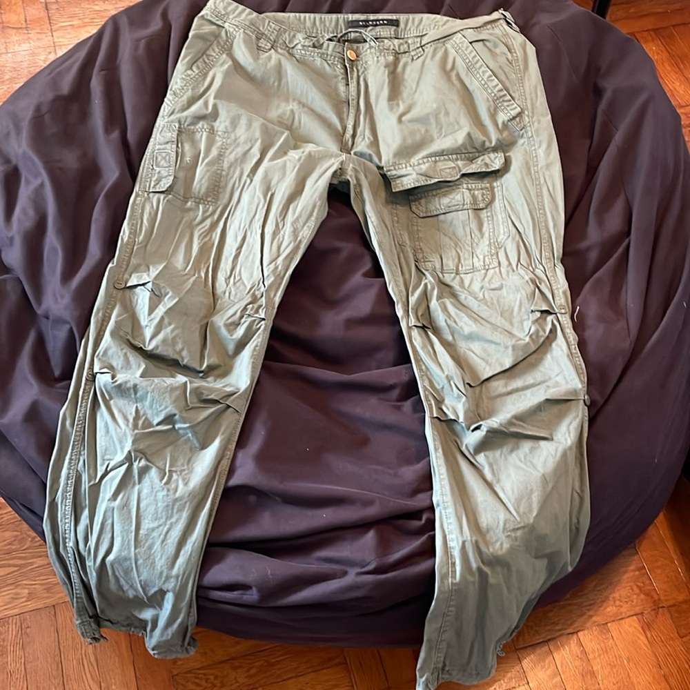 Olive cargo pants